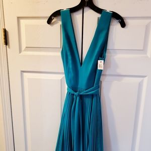 Alice + Olivia long pleated dress